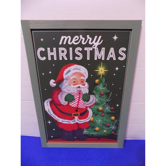 New Christmas Holiday Vintage Style Prints Wall Art Santa Snowman Rudolph - Picture 6 of 6